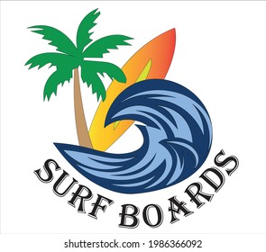 surfing board shop logo surf boards beach shop Surfing 