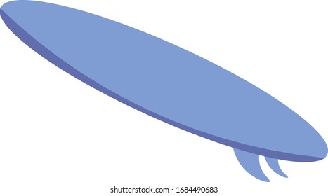 tabla de surf. ilustración simple de caricatura plana