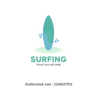 Surfing board with summer design and ethnic pattern logo design. Beach vacation travel, surf vector design and illustration.