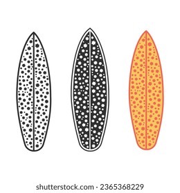 Surfing board Vector, Surf Board Illustrations, Surfboard clip art, Surfing, Surf Board, Surfing Silhouette, Silhouette, outline vector, Summer, Summer Elements, Summer holiday