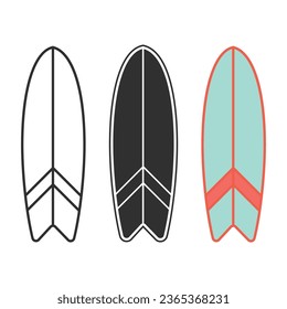 Surfing board Vector, Surf Board Illustrations, Surfboard clip art, Surfing, Surf Board, Surfing Silhouette, Silhouette, outline vector, Summer, Summer Elements, Summer holiday