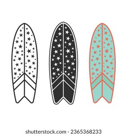 Surfing board Vector, Surf Board Illustrations, Surfboard clip art, Surfing, Surf Board, Surfing Silhouette, Silhouette, outline vector, Summer, Summer Elements, Summer holiday