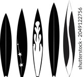 Surfing Board Vector, surfer, summer, beach, ornament