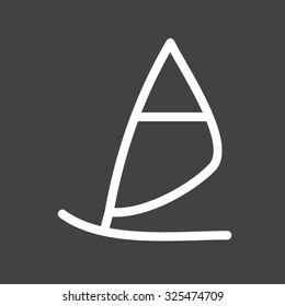 Surfing, board, water icon vector image.Can also be used for summer, recreation and fun. Suitable for use on mobile apps, web apps and print media.