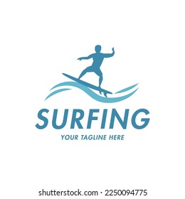 Surfing Corner label vector eps 10 isolated on white background