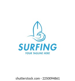 Surfing Corner label vector eps 10 isolated on white background