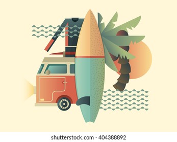 Surfing design concept