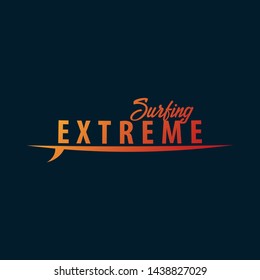 Surfing Graphics and Emblems for web design or print. Surfer logo templates. Surf Club or Shop