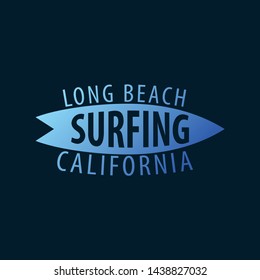 Surfing Graphics and Emblems for web design or print. Surfer logo templates. Surf Club or Shop