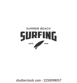 surfing graphics, logos, labels and emblems. Surf t-shirt design