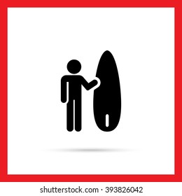 Surfing icon