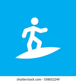 surfing icon illustration isolated vector sign symbol