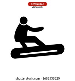 surfing icon or logo isolated sign symbol vector illustration - high quality black style vector icons

