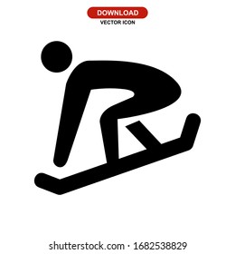 surfing icon or logo isolated sign symbol vector illustration - high quality black style vector icons

