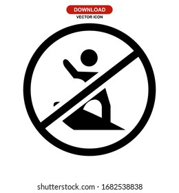 surfing icon or logo isolated sign symbol vector illustration - high quality black style vector icons
