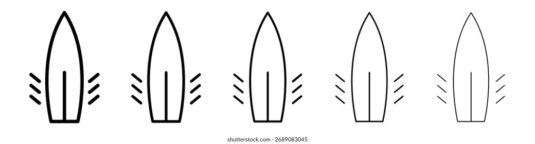 Surfing icon for mobile concept and web design.