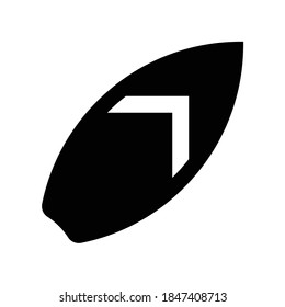 Surfing icon. Simple vector graphics