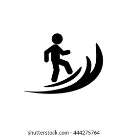 Icono de surf ilustración vectorial eps10.