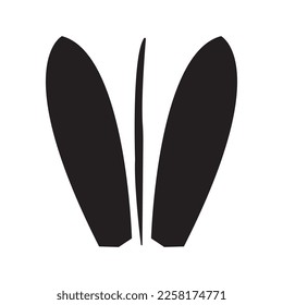 surfing icon vector illustration symbol design