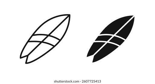Surfing icons vectors graphic designs