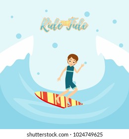 Surfing Illustration Design