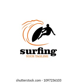 Surfing Logo Design