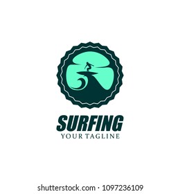 Surfing Logo Design