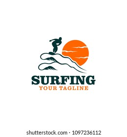 Surfing Logo Design