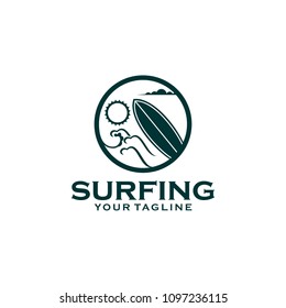 Surfing Logo Design