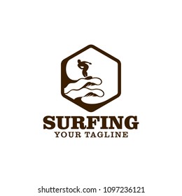 Surfing Logo Design