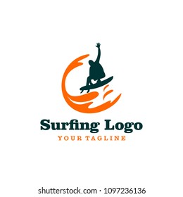 Surfing Logo Design