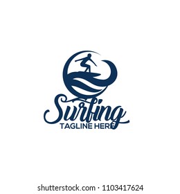 Surfing Logo Design