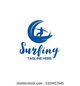 Surfing Logo Design