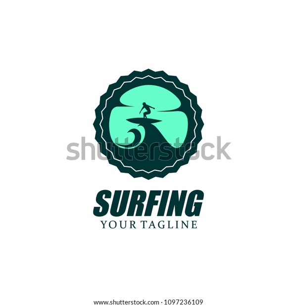 Surfing Logo\
Design