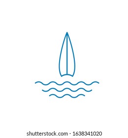 surfing logo design simple modern