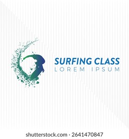 Surfing logo design. surf logo