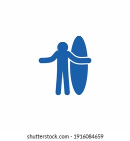 Surfing Logo Design. Surfer And Wave. Vector Illustration.