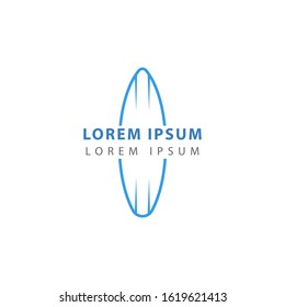 surfing logo design template. surfing logo vector illustration, symbol icon.