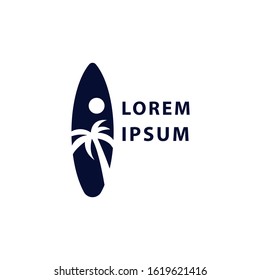 surfing logo design template. surfing logo vector illustration, symbol icon.