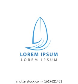 surfing logo design template. surfing logo vector illustration, symbol icon.