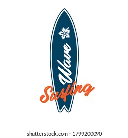 Surfing logo and emblems for Surf Club or shop Logo Design Inspiration Vector