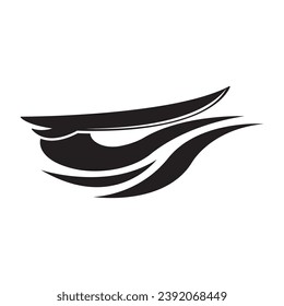 Surfing logo icon design vector illustration.