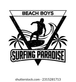 Surfing Logo. Surfing Illustration Design inspiration