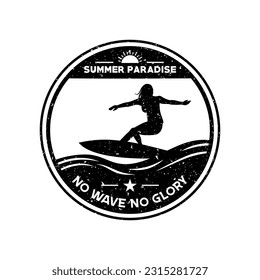 Surfing Logo. Surfing Illustration Design inspiration