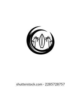 Surfing logo. Set of logo, badges, banners, emblem and elements for surf