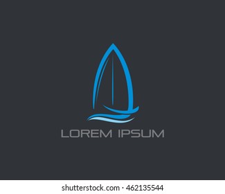 Surfing Logo Vector