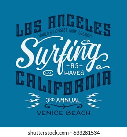California Athletic Typography Tshirt Graphics Vectors Stock Vector ...