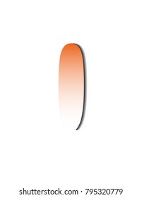 Surfing on a white background
