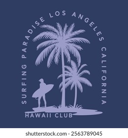 Surfing Paradise Los Angeles California Hawaii Club