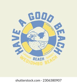 Surfing paradise vector t-shirt design. Surfing in beach artwork. Surfing club vector design. Big wave. Surf badge design. Surfing badge design. 
